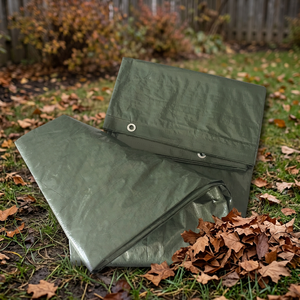 Vietnam Manufacturer Light Duty <b>Tarp</b> Polyethylene Coated Double Faced Plain Waterproof for covering in agriculture - Product Image 4