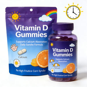 Gomitas de Vitamina <span class=keywords><strong>D</strong></span> de Alta Potencia, Veganas, Sin OMG, Orgánicas, Certificadas por COA y GMP, para el Apoyo Inmunológico - Product Image 3