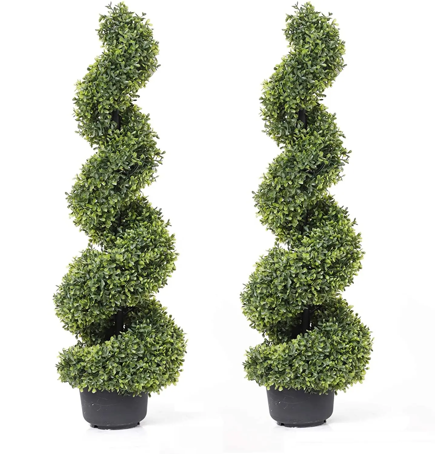 Faux Plant Artificial Plants Bonsai Boxwood Topiary Spiral Tree for Home and Outdoor Decoration