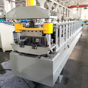 Metal Door Frame Rolling Machine With Embossing Fully Automatic Metal Door Frame Making Machine