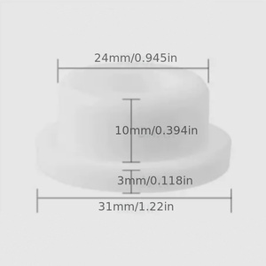 Silicone chìm spillover cap cho nhà vệ sinh nhà bếp phòng tắm bồn rửa lỗ tròn tràn Bìa tủ phòng tắm không thấm nước cắm - Product Image 6