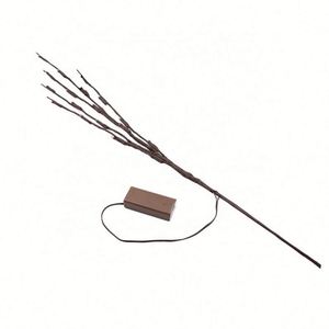 Hot Sell 20 Leds Tree Willow Twig <b>Light</b> <b>Branch</b> String Lamp Christmas Wedding Battery Powered Fabric Gift Home Decoration 70cm - Product Image 2