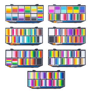 Paul Cezanne Cầu Vồng Chuyên Nghiệp Chia Bánh Mặt Sơn Palette Body Painting Kit Cho Trẻ Em - Product Image 1