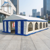 Tente de réception populaire à toit transparent, complète avec tables, chaises et éclairage, en aluminium léger, pour les événements et les séances de photographie en extérieur