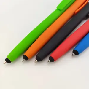 Touch Screen Pen Soft Touch Ballpoint Pen Advertising Gift Pen