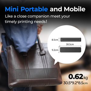 เครื่องพิมพ์ความร้อนแบบพับได้ MT80 พร้อมถังเก็บในตัว สำหรับใช้งานในสำนักงาน ก่อสร้าง การเดินทาง การศึกษา และงานสร้างสรรค์ - Product Image 2