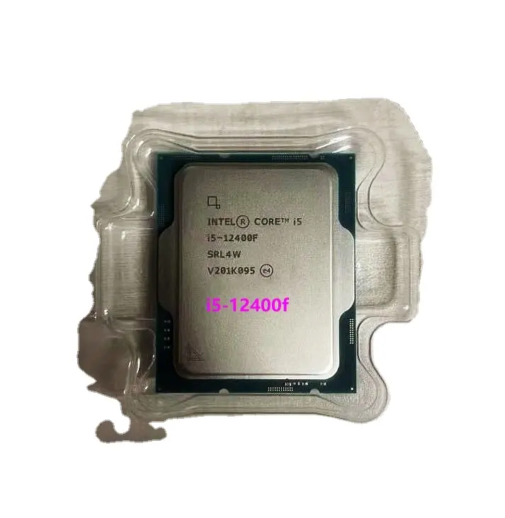 Core i5-12400F CPU LGA 1700 2.5 GHz6コア65W18MBキャッシュデスクトッププロセッサ