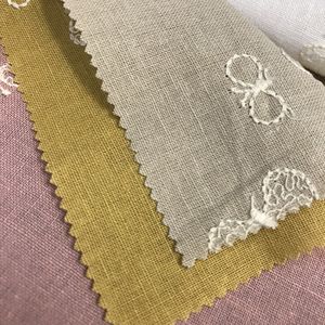 #1006 Groothandel Leuke Kleine Vlinder Borduren Ramee Katoen Voor Kleding - Product Image 1