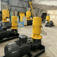 Unité de machine à granulés de biomasse industrielle 22KW STLW-300, ligne de production automatique de granulés de bois pour le traitement du combustible à base de sciure