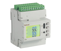 Compteur d'énergie intelligent triphasé IoT Acrel ADW210-D24 RS485/MODBUS-RTU sur rail DIN, surveillance 4 circuits, gestion à distance, classe 1
