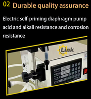 Machine de remplissage semi-automatique en acier inoxydable pour le lait et la sauce soja, équipement de remplissage liquide