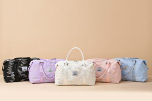 Fashion Geometric Irregular Pattern Travel Bags Portable Fitness Swimming <b>Storage</b> Bag Lightweight Duffle Bags - Product Image 6