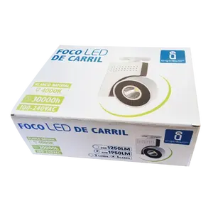 Projecteur LED de rail de 23 W, deux fils, efficace et polyvalent, idéal pour l'éclairage des espaces commerciaux et décoratifs. - Product Image 3