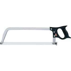 AUSONIA scie à boucher lame en acier inoxydable 45 cm et arc en acier inoxydable viande de boucher viande congelée scie alimentaire fabriquée en Italie - Product Image 1