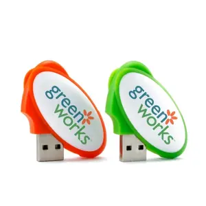 Customized epoxy logo 4G 8GB 16GB round shape usb flash drives 128GB flash memory cle USB stick 32GB