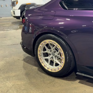 ล้อรถแข่งอะลูมิเนียมฟอร์จน้ำหนักเบา KYKY Custom Silver ขนาด 15x9J 17x4 18x10J แบบ Beadlock สำหรับ Drag Racing - Product Image 5