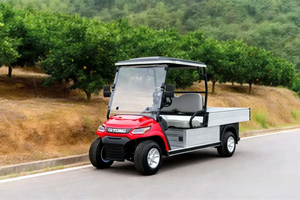 Voiture de golf électrique 2 places A827.H8 avec benne basculante pour l'élimination des mauvaises herbes et des résidus végétaux dans les plantations d'herbes - Product Image 4