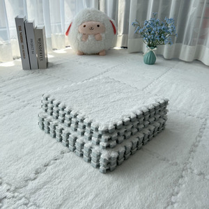 Alfombrillas Encajables Nomega de Color Sólido, Cuadradas, Antideslizantes, para Interiores, Sala de Estar, Dormitorio, Estudio, Balcón, Espacio Comercial - Product Image 2
