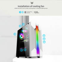 Alta calidad ATX/Micro-ATX Gaming PC Gamer Desktop Gaming Computer Cases and Towers