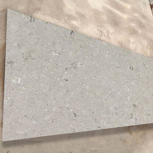 Pierre artificielle de quartz gris 4042 Pietra de haute qualité OM/OEM Design moderne pour l'utilisation de murs de sols d'hôtels en forme de grande dalle - Product Image 5