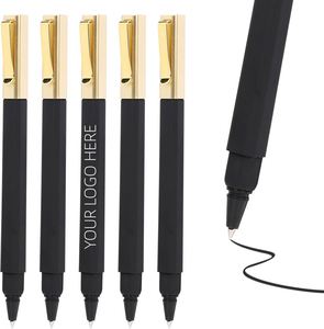 Custom Brand Logo Luxury Ball Pen <b>Metal</b> Matte Finish Executive <b>Roller</b> Ball Pens Promotional Corporate Giveaway Gifts Stationery - Product Image 1