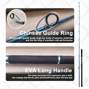 2,55 м 2 секции китайская Удочка MH рыболовная форель морской окунь Удочка углеродная Удочка производство - Product Image 4