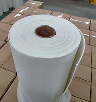Papier en fibre céramique, papier ignifuge à faible émission de fumée, standard, résistant à la chaleur