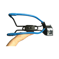 Lanceur de fronde pour sports de chasse et de tir en plein air avec poignée de magazine et attache de poignet en acier pour les passionnés de sport