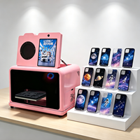 Imprimante UV miniature couleur personnalisée, directement de l'usine, avec caméra selfie, conception réversible, machine d'impression CMYKW pour clubs de golf