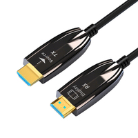 Personnalisé pour câble à fibre optique HDMI 2.0 18Gbps 4K/8k 60Hz vidéo HD 1M à 100M longueurs pour projecteur