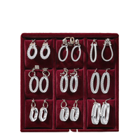 137 Collection recommandée 925 argent Sterling classique géométrique Long pendentif boucles d'oreilles Zircon perle diamant gros collier