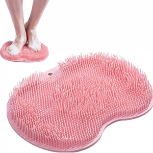 Sfregando la schiena massaggiando la doccia spazzolando il bagno lavando i piedi sfregando il tappetino da bagno in silicone - Product Image 1