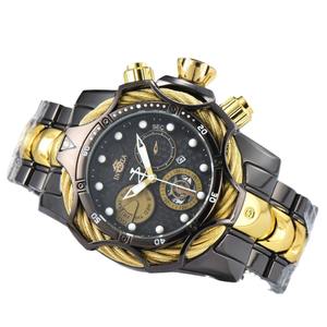 Nouvelle montre transfrontalière pour le commerce extérieur, montre sport pour homme Invic à engrenage creux, bracelet en acier inoxydable, grand cadran, étanche - Product Image 5