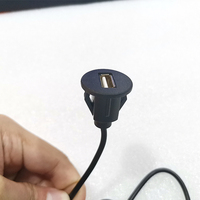 Stecker Buchse USB-Adapter Kabel Geflecht Kabelbaum für Autos Computer USB-Kabel Anschluss Verlängerung Radio Player USB-Patchkabel