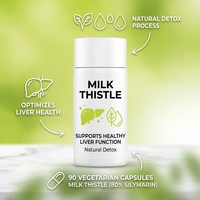 Kapsul Kesehatan Dewasa Khusus dengan Kompleks Omega Milk Thistle Antioksidan Meningkatkan Energi & Vitalitas Mendukung Kesehatan Pencernaan