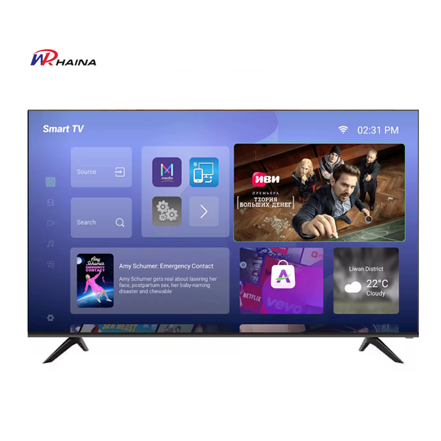HAINA Wholesale Tv Smart 85 Inch 4k Slim ultra Original Qled 85 Pulgadas Android Led Television Frameless Webos Google Tv