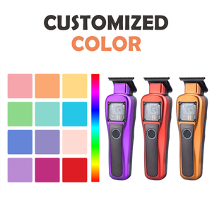 <span class=keywords><strong>Tondeuse</strong></span> à cheveux nouvelle conception, corps métallique dégradé de couleur, rechargeable, sans fil, pour hommes - Product Image 5