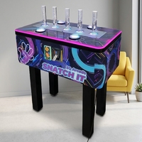 Machine de jeu de carnaval à monnayeur pour 2 joueurs, mini, avec construction métallique, garantie 1 an, fonctionnalités de défi tactile