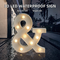 Enseigne néon LED 3D en acrylique pour numéros de chambre d'hôtel, boîte lumineuse extérieure étanche IP65 pour bâtiments et bureaux, télécommandée - Vente chaude