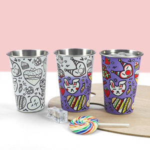 Artículo <span class=keywords><strong>de</strong></span> Regalo Personalizado, Taza <span class=keywords><strong>de</strong></span> Acero Inoxidable Mágica Reutilizable <span class=keywords><strong>de</strong></span> 500 ml (16 oz) que Cambia <span class=keywords><strong>de</strong></span> Color con el Frío, Divertida para Empresas - Product Image 3