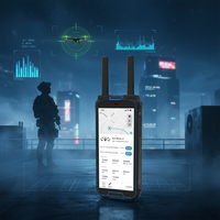 Detector de Drones Portátil YYT 3 Km 100MHz-6GHz ABS con Control Remoto, Decodificador de Video FPV y Detección RID