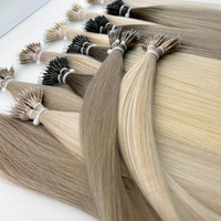 Extensiones profesionales Suministros de salón Extensiones de cabello rubio de alta calidad al por mayor Extensiones de cabello Nano Tip preadheridas