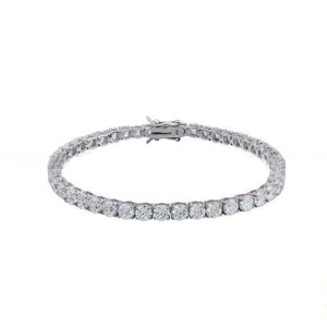 Stunning Moissanite Diamond Bracelet With Brilliant Sparkle Sleek Sophisticated Design Ideal For Everyday Wear Or Special - Product Image 4