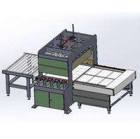 Machine automatique de fabrication de panneaux de bois, RF, haute fréquence, pour la plastification des bois