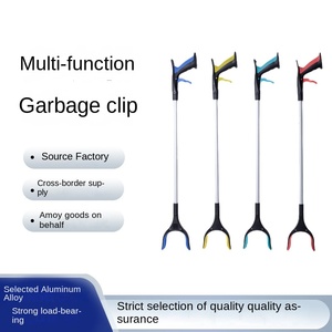 Pince à déchets transfrontalière en acier inoxydable à long manche <span class=keywords><strong>télescopique</strong></span> réglable et robuste, vente en gros - Product Image 3