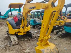 Komatsu Pc35 Mini pelle sur chenilles de 3 tonnes d'occasion avec moteur et pompe à chenilles en caoutchouc Modèle 2022 Godet de 0.12m Utilisation commerciale - Product Image 4