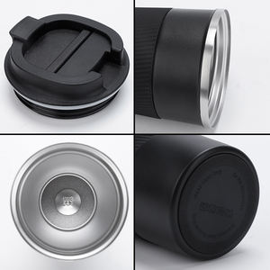 Nouvelle tasse de voyage isotherme en acier inoxydable 304 de 12oz/16oz au design minimaliste pour l'extérieur, avec couvercle 2-en-1 et paille pour boissons chaudes/froides, idéale pour le camping - Product Image 2