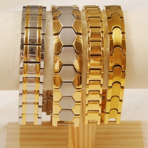 Pulsera Magnética <span class=keywords><strong>de</strong></span> Energía al por Mayor para Hombre, <span class=keywords><strong>de</strong></span> <span class=keywords><strong>Acero</strong></span> <span class=keywords><strong>Inoxidable</strong></span> y Titanio, Antiestática, Tipo Correa <span class=keywords><strong>de</strong></span> Reloj, Joyería <span class=keywords><strong>de</strong></span> Moda - Product Image 2