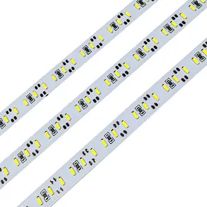 Ultra Terang 24V Smd 3014 4014 Strip Lampu Led Kaku Aluminium Keras 144 Led Kaku Bar