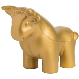 Figura Decorativa de Toro Dorado en PU, Juguete con Forma de Animal, Regalo Artesanal - Product Image 5